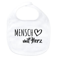 Baby Lätzchen Mensch mit Herz
