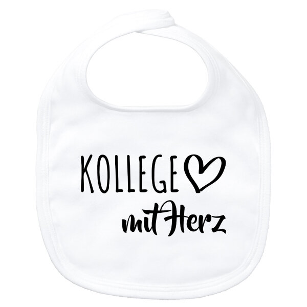 Baby Lätzchen Kollege mit Herz