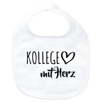Baby Lätzchen Kollege mit Herz