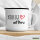 Emaille Tasse Kollege mit Herz 300ml Vintage Emaille Becher