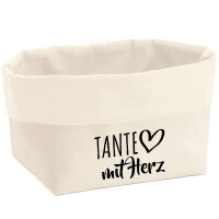 Organizer Tante mit Herz Aufbewahrungskorb