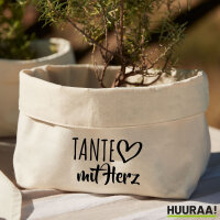 Organizer Tante mit Herz Aufbewahrungskorb