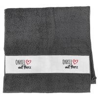 Handtuch Onkel mit Herz 50x100cm