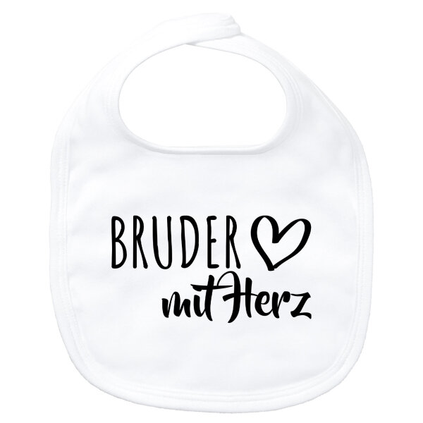 Baby Lätzchen Bruder mit Herz