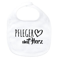 Baby Lätzchen Pfleger mit Herz