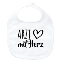 Baby Lätzchen Arzt mit Herz