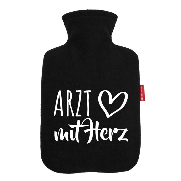 Wärmflasche Arzt mit Herz