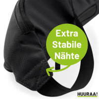 Bauchtasche Sanitäterin mit Herz 2,5 Liter Black Crossbody Bag