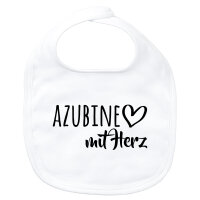 Baby Lätzchen Azubine mit Herz