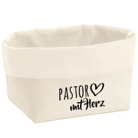 Organizer Pastor mit Herz Aufbewahrungskorb