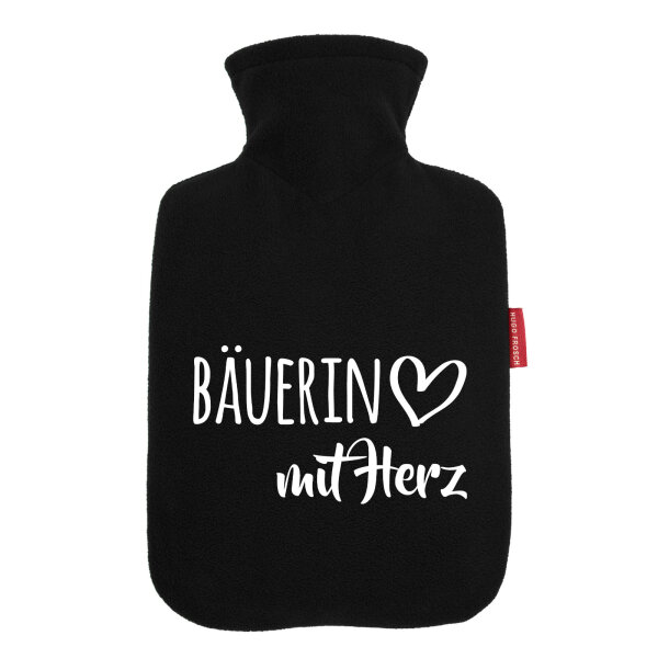 Wärmflasche Bäuerin mit Herz