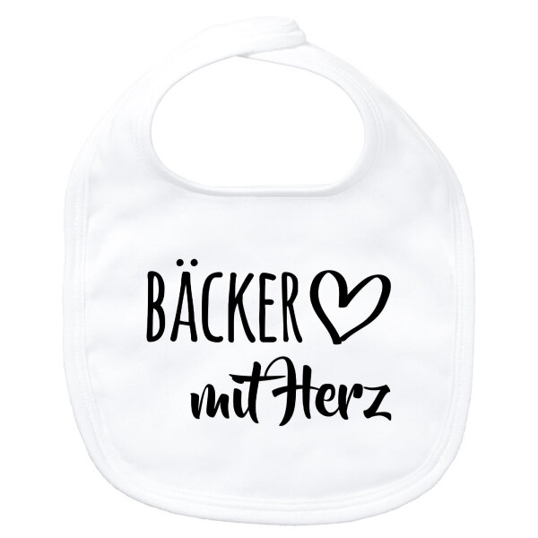 Baby Lätzchen Bäcker mit Herz