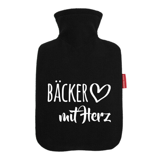 Wärmflasche Bäcker mit Herz