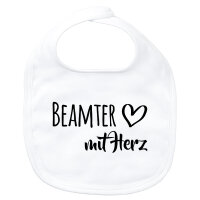 Baby Lätzchen Beamter mit Herz