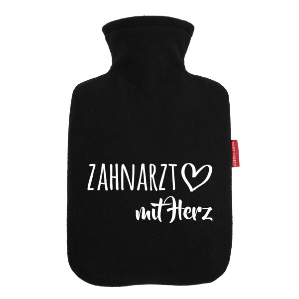 Wärmflasche Zahnarzt mit Herz
