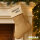 Weihnachtsstrumpf Zahnarzt mit Herz Beige