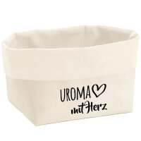 Organizer Uroma mit Herz Aufbewahrungskorb