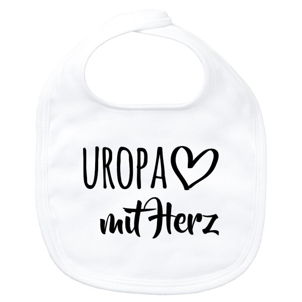 Baby Lätzchen Uropa mit Herz