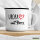 Emaille Tasse Uropa mit Herz 300ml Vintage Emaille Becher