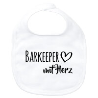 Baby Lätzchen Barkeeper mit Herz