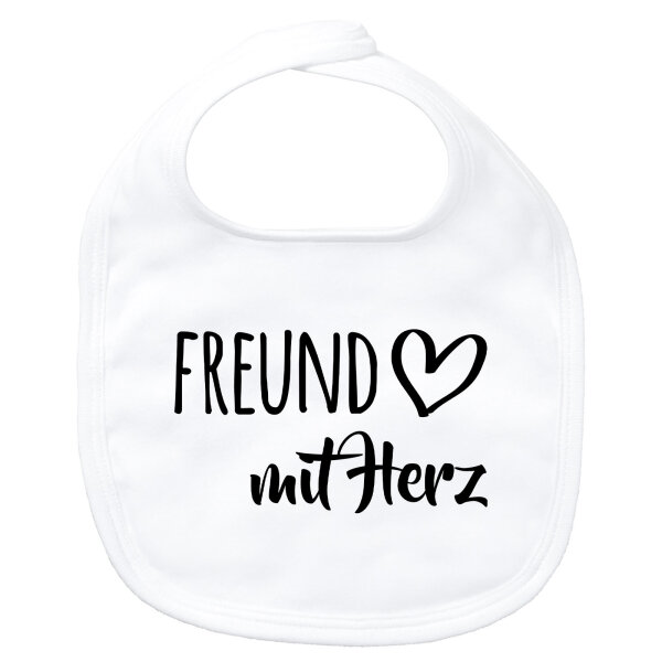 Baby Lätzchen Freund mit Herz