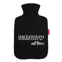 Wärmflasche Verkäuferin mit Herz