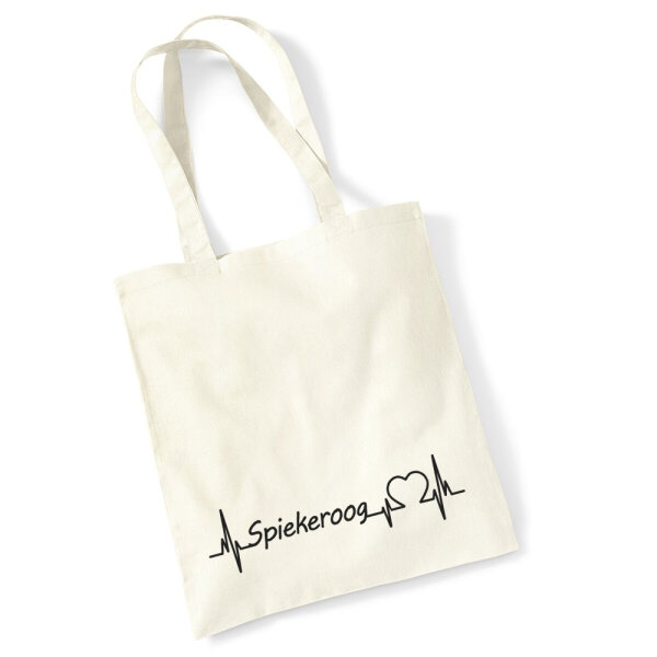 Baumwollbeutel Spiekeroog Natural 10 Liter