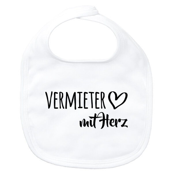 Baby Lätzchen Vermieter mit Herz