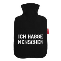 Wärmflasche Ich hasse Menschen