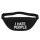Bauchtasche I hate people 2,5 Liter Black Crossbody Bag