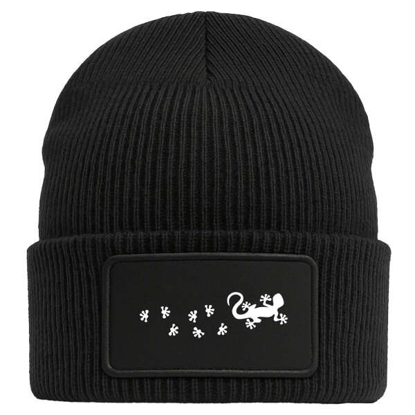 Beanie Gecko Tapsen Black Mütze