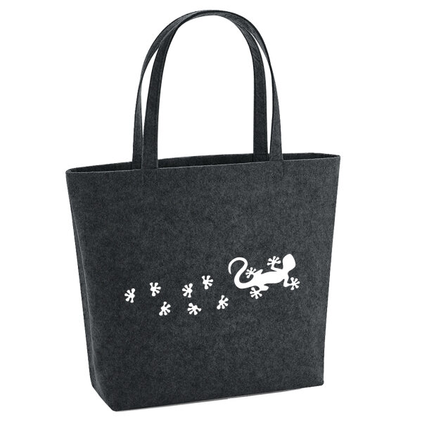 Filzshopper Gecko Tapsen 22 Liter Filztasche