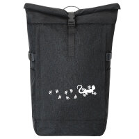 Kurierrucksack Gecko Tapsen 30-44 Liter Black Melange