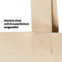 Baumwollbeutel New Jersey Natural 10 Liter