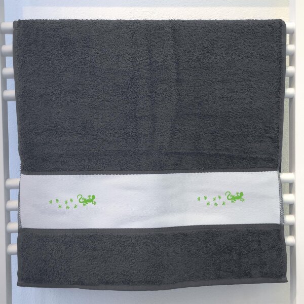 Handtuch Gecko Tapsen 50x100cm