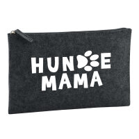 Kulturbeutel Hundemama Tapse 1 Liter Filz Charcoal...