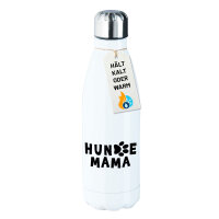 Edelstahl-Trinkflasche Hundemama Tapse 500ml Wasserflasche