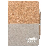 Notizbuch A5 Hundepapa Tapse 80 Blatt inkl. Kugelschreiber