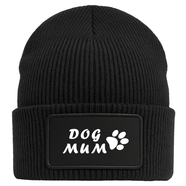 Beanie Dog Mum Tapse Black Mütze