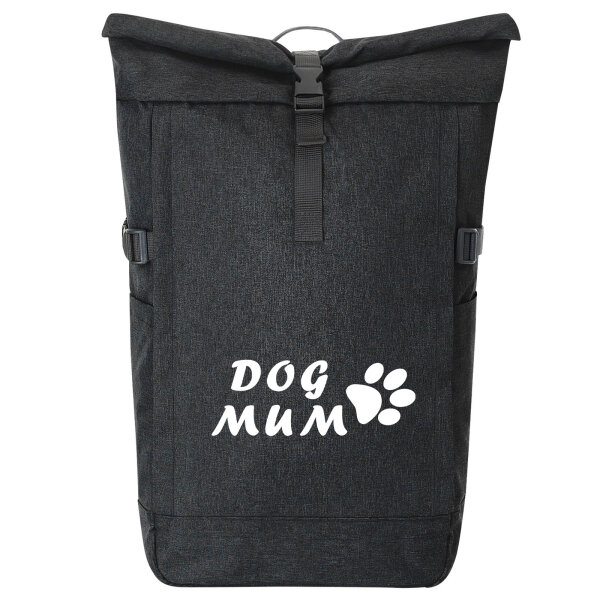 Kurierrucksack Dog Mum Tapse 30-44 Liter Black Melange