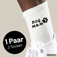 Socken Dog Mum Tapse Größe 37/46 White Motiv...