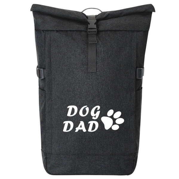 Kurierrucksack Dog Dad Tapse 30-44 Liter Black Melange