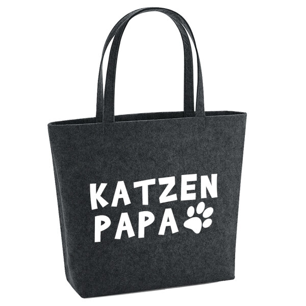Filzshopper Katzenpapa Tapse 22 Liter Filztasche