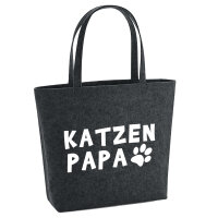 Filzshopper Katzenpapa Tapse 22 Liter Filztasche