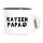 Emaille Tasse Katzenpapa Tapse 300ml Vintage Emaille Becher
