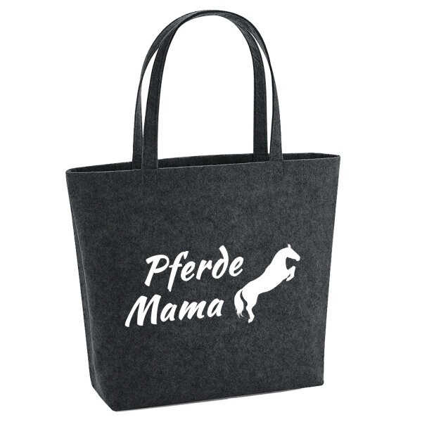 Filzshopper Pferdemama Silhouette 22 Liter Filztasche