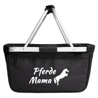 Einkaufskorb faltbar Pferdemama Silhouette 20 Liter...