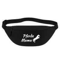 Bauchtasche Pferdemama Silhouette 2,5 Liter Black