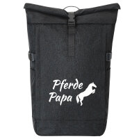 Kurierrucksack Pferdepapa Silhouette 30-44 Liter Black...