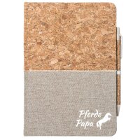 Notizbuch A5 Pferdepapa Silhouette 80 Blatt inkl....